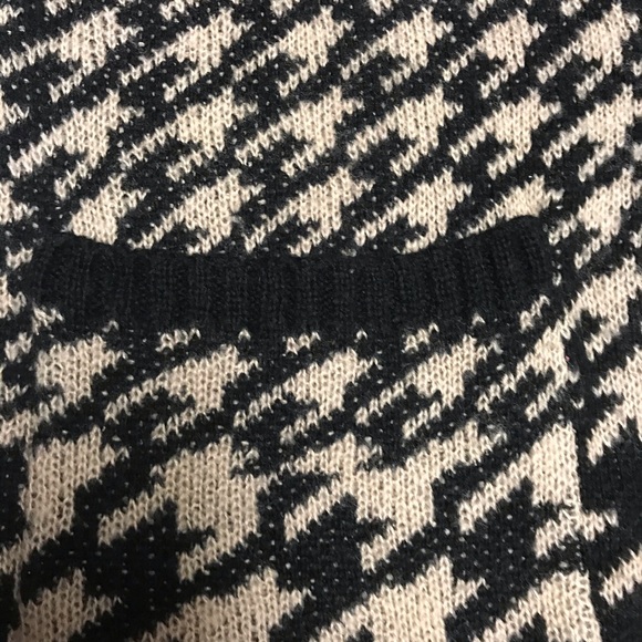 HOUNDSTOOTH CARDIGAN BROWN & BLACK - Picture 4 of 6